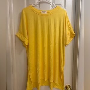 Zenana Outfitters Bright Yellow Short Sleeve Tee